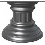 Die Cast Mailbox Stand, Powder Coated Black