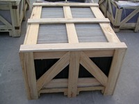 Stone Reinforced with Fiberglass Plates Packed and Ready for Shipment