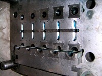 Insert Mold for Insert of Pultruded Rod with Removable Inserts