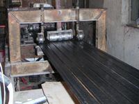 Pultrusion of a 400mm wide Base plate for reinforcing stone products