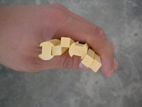 Different Pultrusion Samples of I Beams and Square Beams