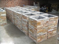 Stone Ledge Rock Columns Assembled and Ready for Shipment
