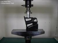 Leg Side Flex Testing in our In-House Testing Laboratory